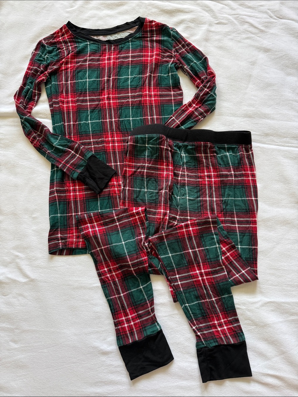 Little Sleepies Holiday Plaid Pajama Set